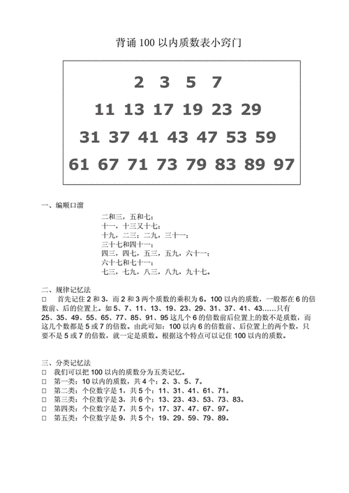 质数表口诀记忆技巧

---

第1页引言
-**标题**质数的重要性与挑战
-**-第1张图片-高峡链闻网